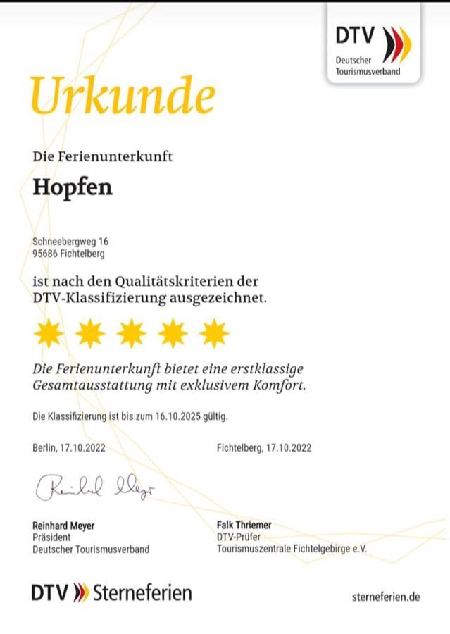Ferienwohnungen Hopfen Und Malz Fichtelberg Extérieur photo